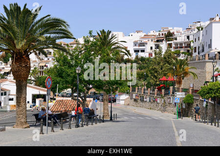 Historic old town of Frigiliana, near Nerja, Costa del Sol, Andalusia, Southern Spain Stock Photo