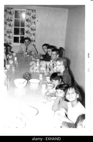 Dining Room In Anzac Alberta Stock Photo