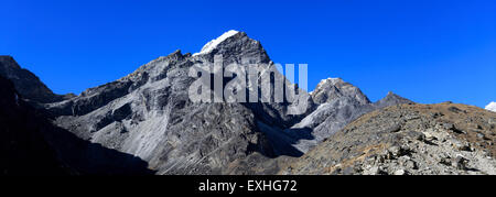 Summit of Lobuche East mountain, Everest base camp trek, Sagarmatha National Park, UNESCO World Heritage Site, Solu-Khumbu