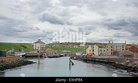 eyemouth harbour scotland Stock Photo