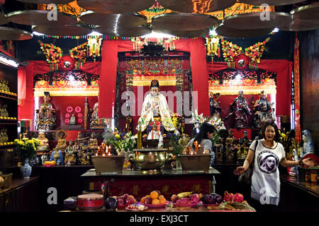 Tin Hau temple Yau Ma Tei Kowloon Hong Kong China Stock Photo