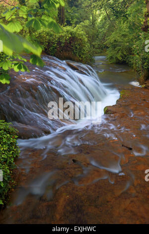 Piedra River, Monasterio de Piedra, Nuevalos, Zaragoza province, Aragon, Spain Stock Photo