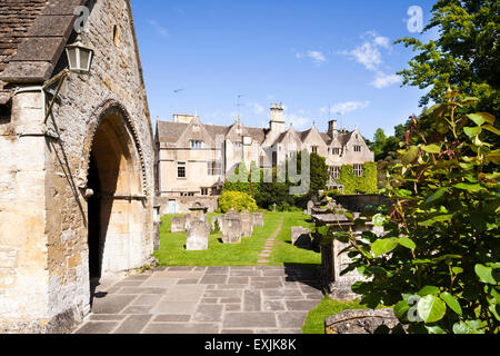 Bibury Court Hotel, Bibury, Gloucestershire, England Stock Photo - Alamy