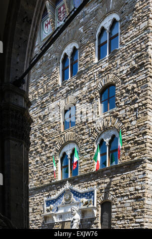 Palazzo Vecchio in Florence - Italy Stock Photo