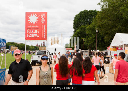 2015 Smithsonian Folklife Festival on the National Mall - Washington, DC USA Stock Photo