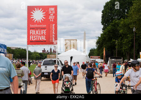2015 Smithsonian Folklife Festival on the National Mall - Washington, DC USA Stock Photo