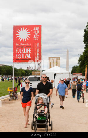 2015 Smithsonian Folklife Festival on the National Mall - Washington, DC USA Stock Photo