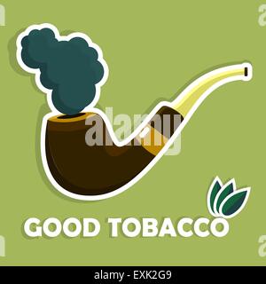 Vector Tobacco Pipe Icon Stock Vector