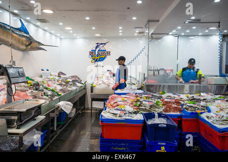 Sydney Fish Market, Stalls, Sydney, Australia Stock Photo