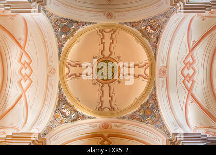 CORDOBA, SPAIN - MAY 26, 2015: The in church of Monastery of st. Ann and st.Joseph (Convento de Santa Ana y San Jose). Stock Photo