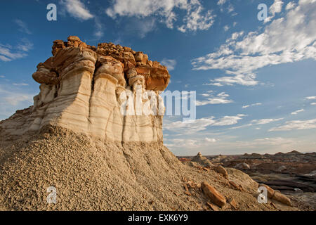 Rocky Butte, Bisti Wilderness Area, New Mexico USA Stock Photo