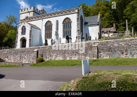 All Saints Church at Selworthy, Somerset, England Stock Photo