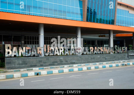 the exterior of abdul rachman saleh airport in malang java indonesia Stock Photo