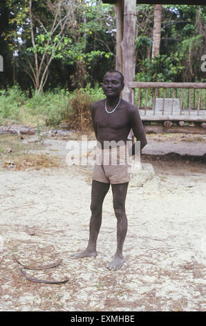 Onge tribe, andaman and nicobar islands , india Stock Photo - Alamy