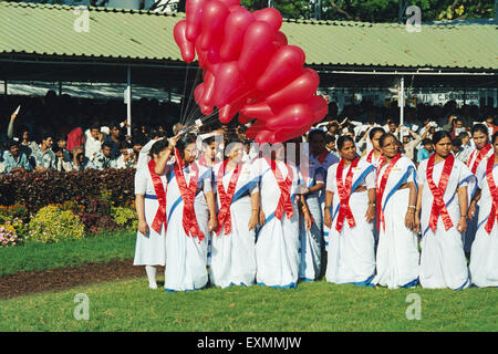 Aids awareness campaign, Mahalaxmi Race Course, Mahalakshmi, Bombay, Mumbai, Maharashtra, India, Asia Stock Photo