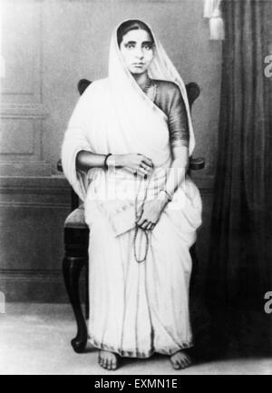 Mahatma Gandhi mother Putlibai Gandhi India Stock Photo: 3429717 - Alamy