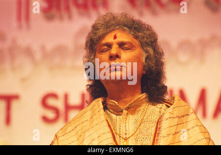 Pandit Shivkumar Sharma, Indian music composer, Santoor player, Jammu and Kashmir, Bombay, Mumbai, Maharashtra, India, Asia Stock Photo