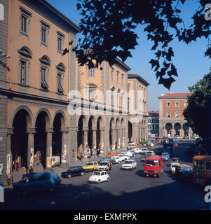 Die Piazza della Liberta in Florenz, Italien 1980er Jahre. The Piazza della Libertà in Florence; Italy 1980s. Stock Photo