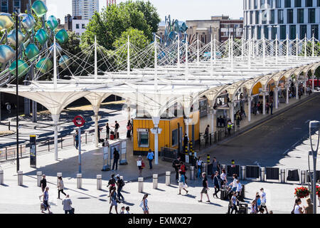 Stratford Bus Station, London, England, U.K. Stock Photo