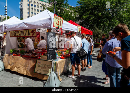 The Southbank Centre Friday Market, London, England Stock Photo