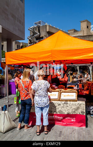 The Southbank Centre Friday Market, London, England Stock Photo