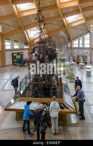 The Giant Nutcracker in The Core building at the Eden Project, Bodelva, near St Austell, Cornwall, England, UK Stock Photo