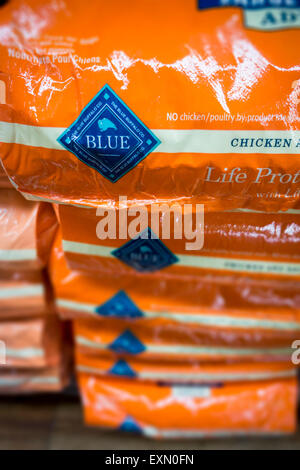 Dog food outlet orange bag