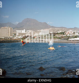 Eine Reise zur Vulkaninsel Teneriffa, Spanien 1970er Jahre. A journey to the volcanic island Tenerife, Spain 1970s. Stock Photo