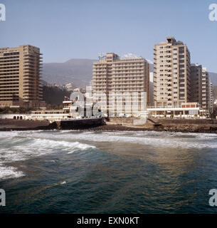 Eine Reise zur Vulkaninsel Teneriffa, Spanien 1970er Jahre. A journey to the volcanic island Tenerife, Spain 1970s. Stock Photo