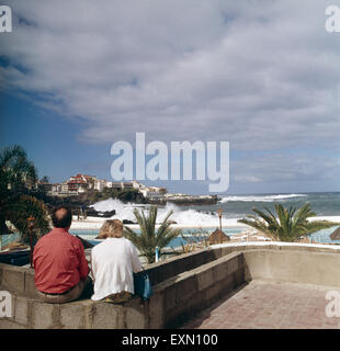 Eine Reise zur Vulkaninsel Teneriffa, Spanien 1970er Jahre. A journey to the volcanic island Tenerife, Spain 1970s. Stock Photo