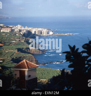 Eine Reise zur Vulkaninsel Teneriffa, Spanien 1970er Jahre. A journey to the volcanic island Tenerife, Spain 1970s. Stock Photo