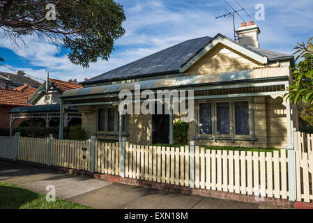 Haberfield, The Garden Suburb, Federation style house, Sydney, Australia Stock Photo