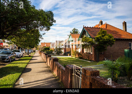 Haberfield, The Garden Suburb, Street, Sydney, Australia Stock Photo