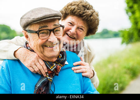 Happy senior couple Stock Photo