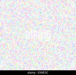 Seamless pattern background, noise texture, hexagonal shapes, pastel colored Stock Vector