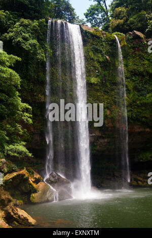 Misol-Ha waterfall near Palenque, Chiapas, Mexico Stock Photo