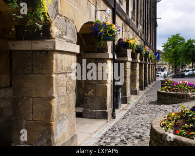 Northumberland Hall on Market Street in Alnwick Northumberland England Stock Photo