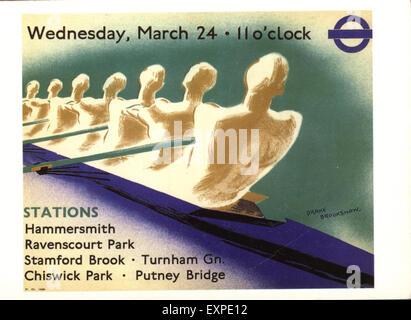 1950s UK London Transport Poster Stock Photo