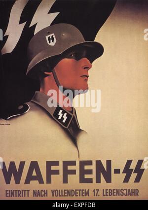 1940s Germany Nazis Propaganda Poster Stock Photo - Alamy