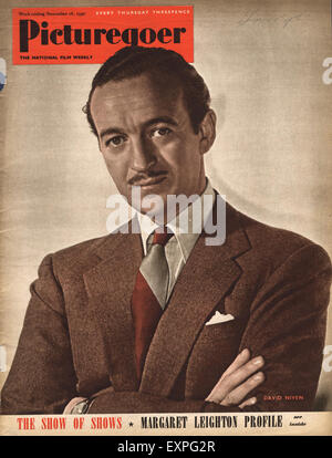 1950s UK Picturegoer Magazine Cover Stock Photo