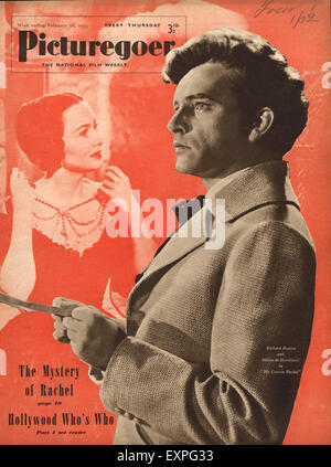 1950s UK Picturegoer Magazine Cover Stock Photo