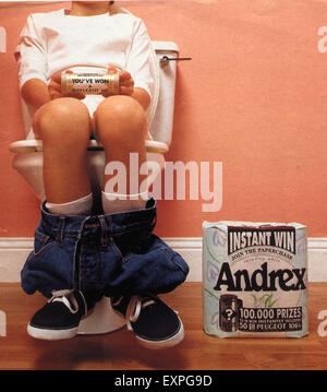 2000s UK Andrex Magazine Advert Stock Photo