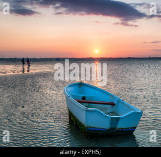 A beautiful evening on Sandbanks Beach Dorset UK Stock Photo - Alamy