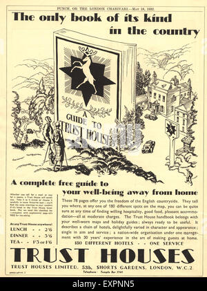 1930s UK Trust House Forte Magazine Advert Stock Photo