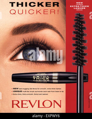 2000s UK Revlon Magazine Advert Stock Photo