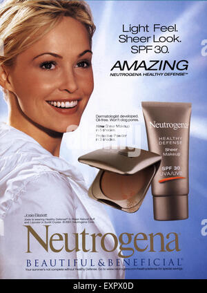 2000s Uk Neutrogena Magazine Advert Stock Photo - Alamy