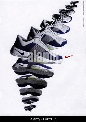 2000s UK Nike Magazine Advert Stock Photo