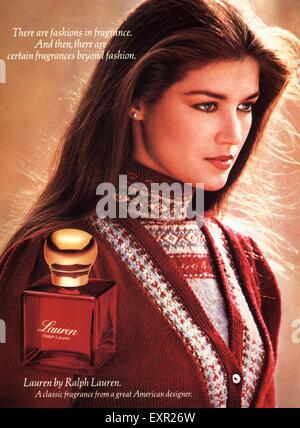 1990s UK Ralph Lauren Magazine Advert Stock Photo - Alamy