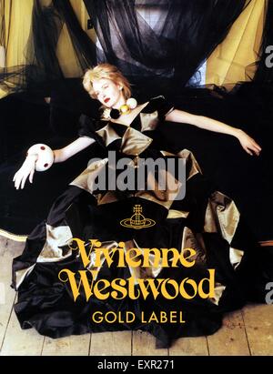 1990s UK Brintons by Vivienne Westwood Magazine Advert Stock Photo - Alamy