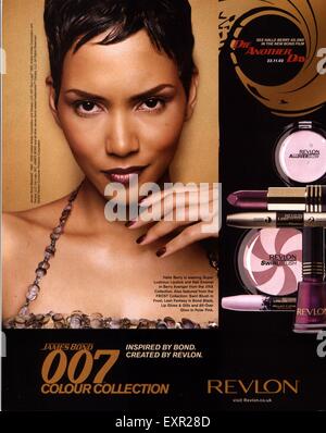 2000s UK Revlon/ Die Another Day Magazine Advert Stock Photo